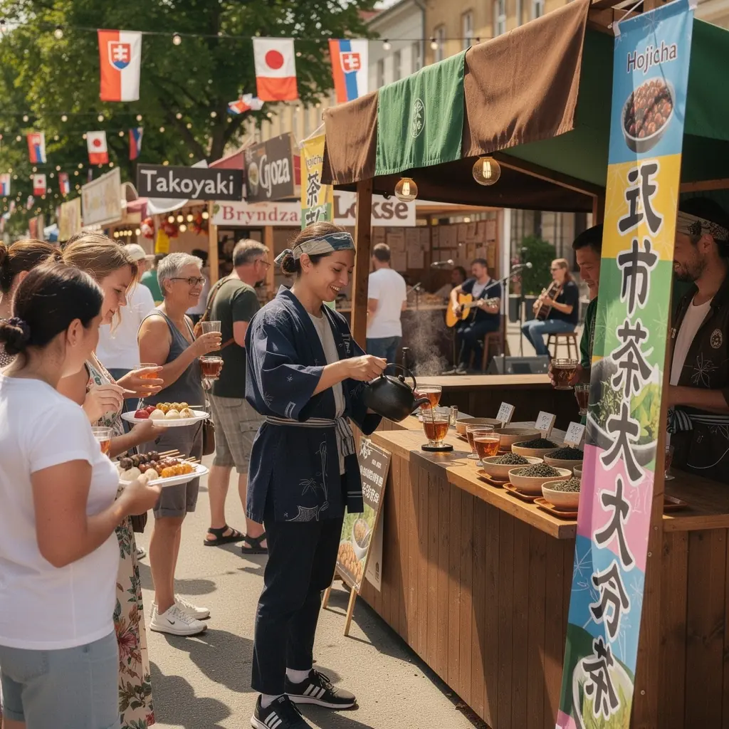 Ručne vyrobené misky na čaj s Hojicha a karamelovými príchuťami